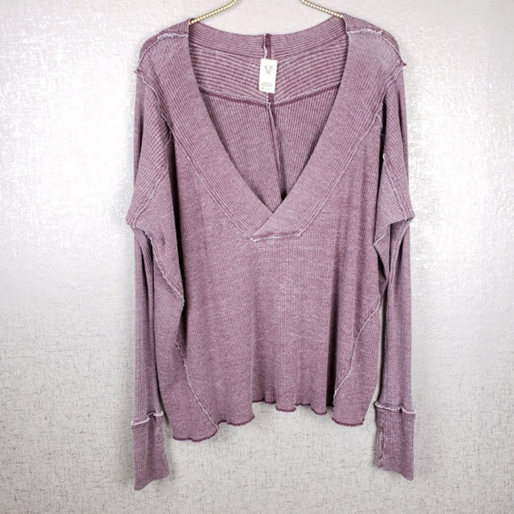 Free People Tops - Free People Ribbed Thermal Size XS
